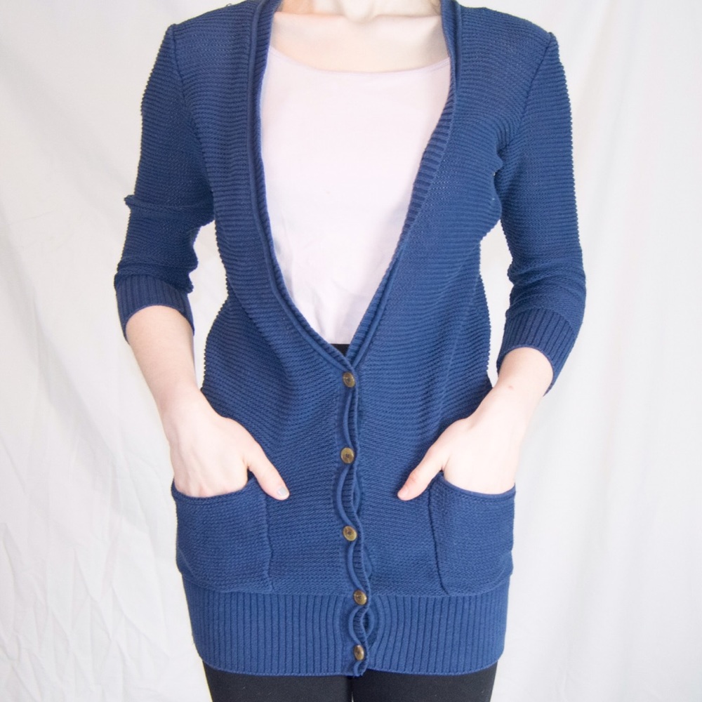 Blue Cardigan sweater American eagle 💙
